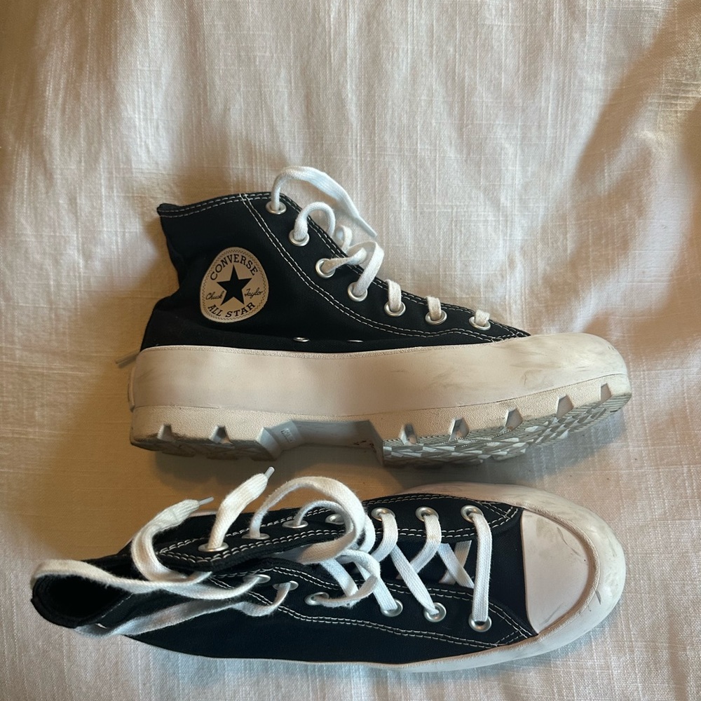 Black Platform Converse - image 3